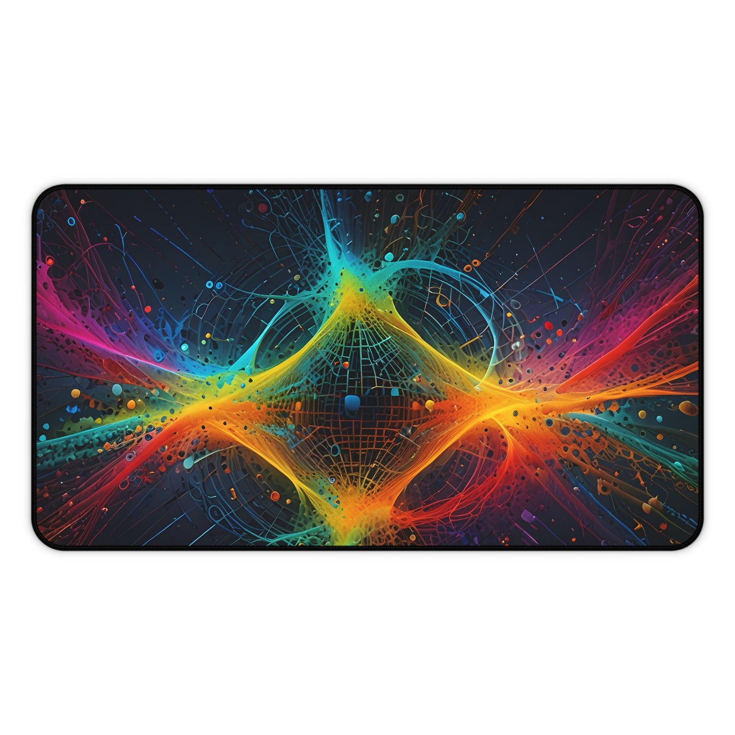 Cosmic Explosion Desk Mat/Abstract Art Mouse Pad/Psychedelic Art Mouse Pad/Anti-Slip Mouse Pad/Durable/Gaming Mouse Pad