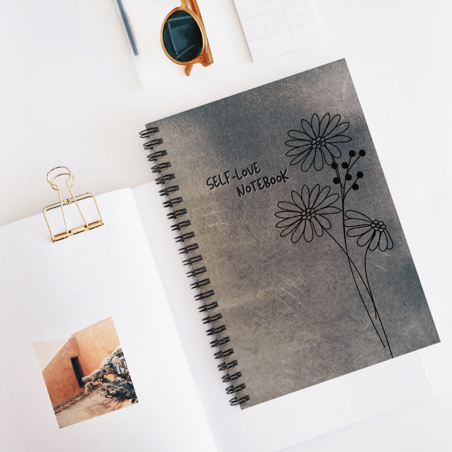 Self-Love Spiral Notebook/Ruled Line Pages/Coworker Gift/Present