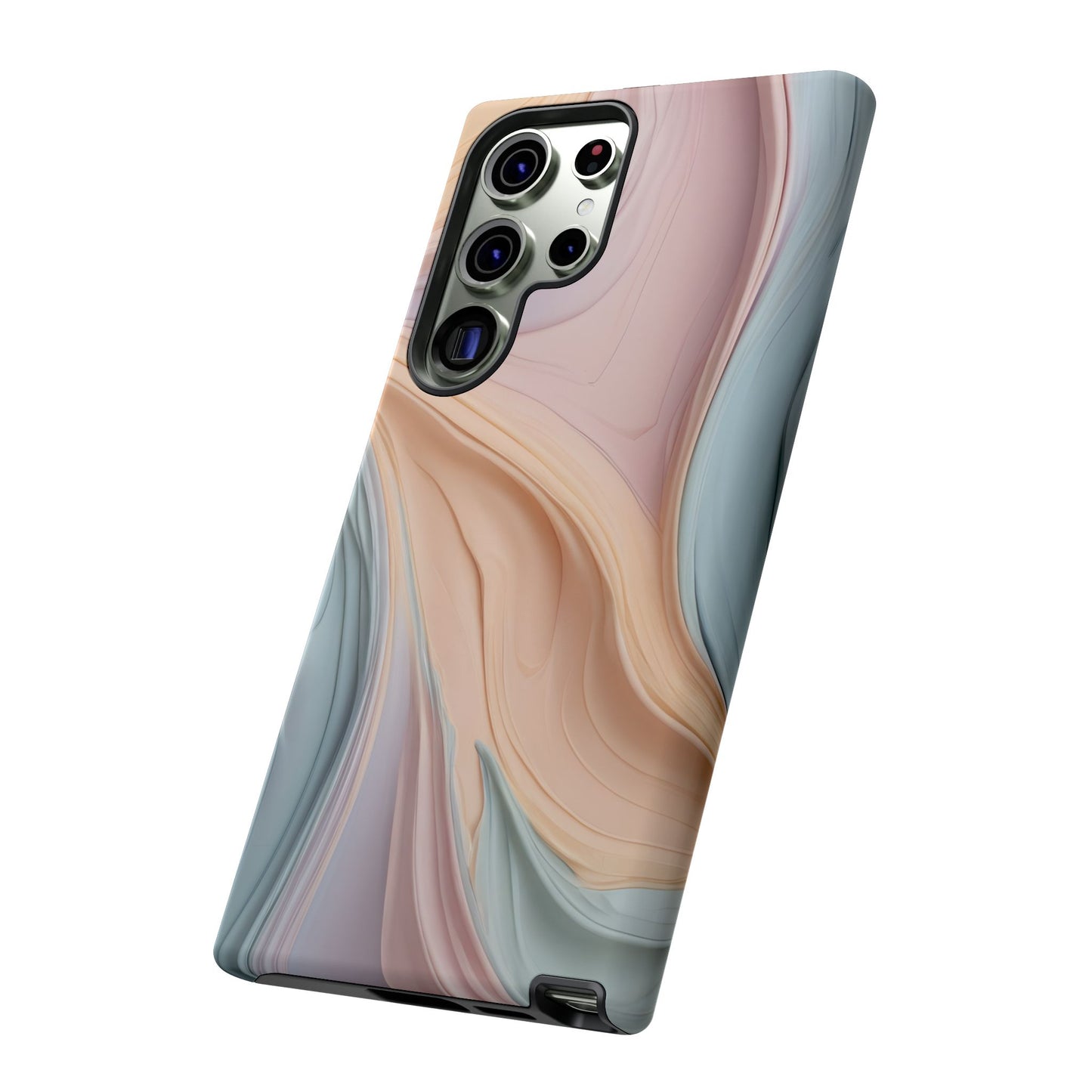 Textured Swirly Whirlwind Phone Case Cover / Gift / Compatible with Samsung / Gift for Her, Birthday Present, Stylish Protection