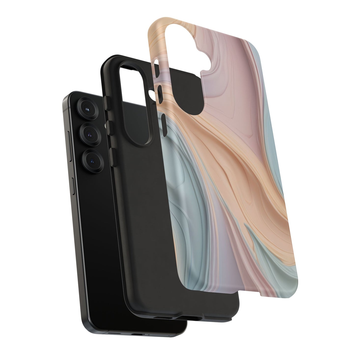 Textured Swirly Whirlwind Phone Case Cover / Gift / Compatible with Samsung / Gift for Her, Birthday Present, Stylish Protection