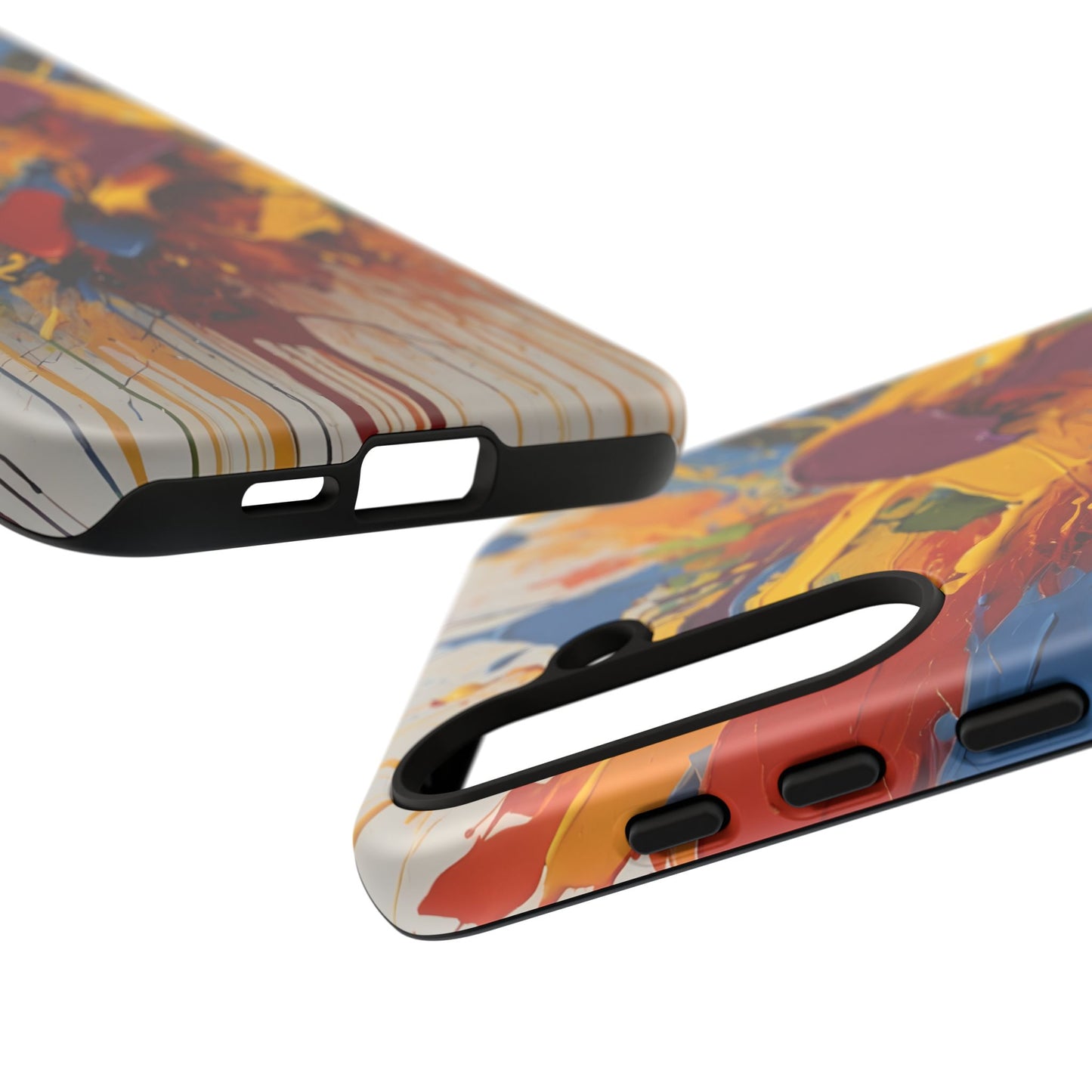 Color Splash Paint Splatter Phone Case |compatible with Samsung|Abstract Art Case|Colorful Protective Cover|Artistic Gift|Vibrant Design