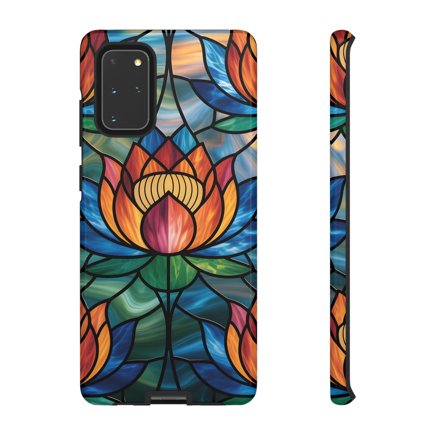 Vibrant Lotus Tough Phone Case Cover-Colorful Floral Design, Gift for Flower Lovers, Stylish Tech Accessories, Samsung compatible