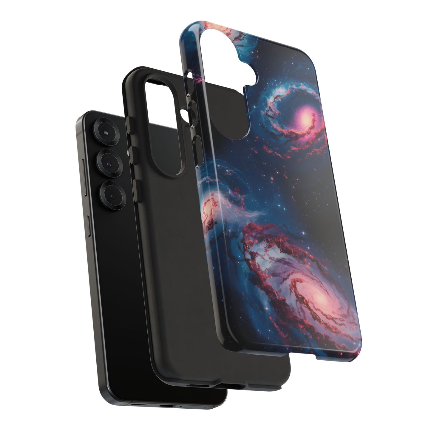 Swirling Galaxies Glossy / Matte Phone Case / Compatible with Samsung / Gift / Birthday Present, Stylish Protection