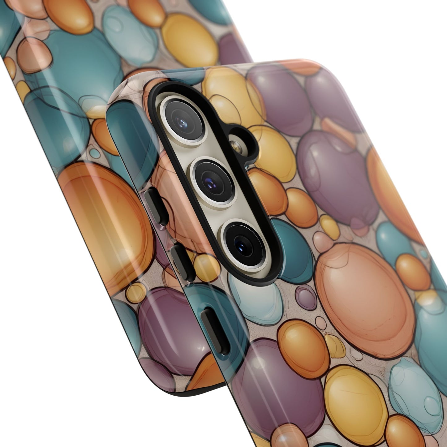 Playful Bubble Art Phone Case / Gift Phone Cover / Compatible with Samsung / Gift for Her, Bubble Art, Birthday Present, Stylish Protection
