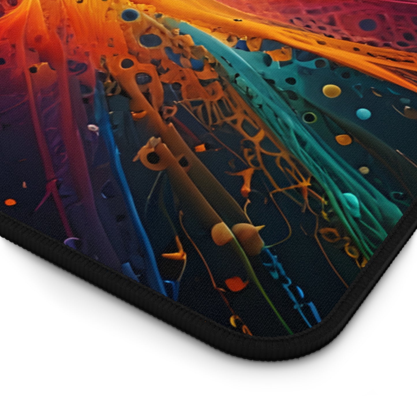 Cosmic Explosion Desk Mat/Abstract Art Mouse Pad/Psychedelic Art Mouse Pad/Anti-Slip Mouse Pad/Durable/Gaming Mouse Pad
