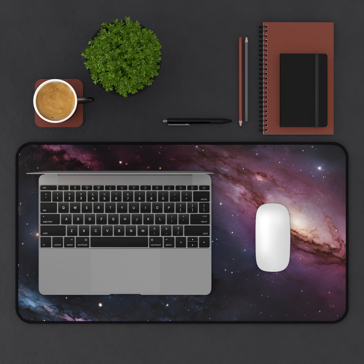 Cosmic Nebula Desk Mat/Galaxy Mouse Pad/Space Mouse Pad/Large Desk Mat/Anti-Slip Mouse Pad/Durable Mouse Pad/Gaming Mouse Pad