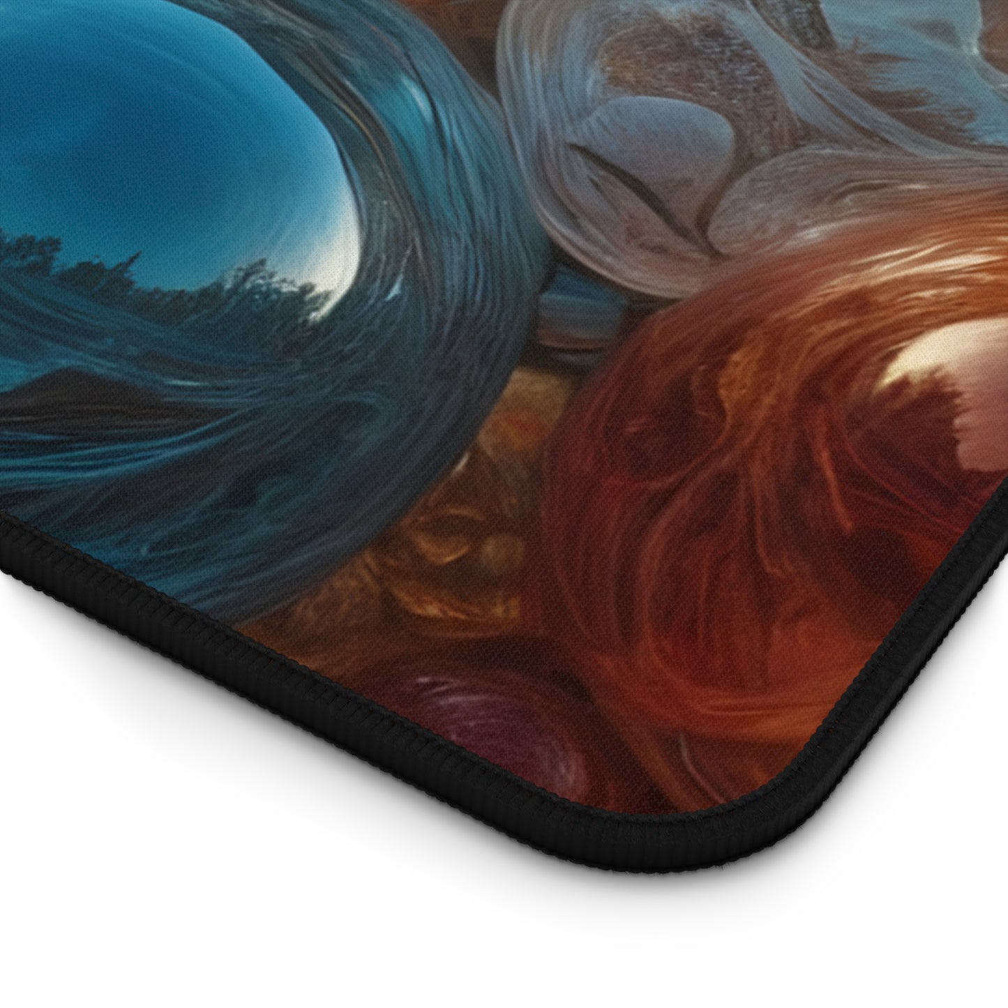 Orbs of Color Desk Mat/Abstract Art Mouse Pad/Modern Art Mouse Pad/Anti-Slip Mouse Pad/Durable Mouse Pad/Gaming Mouse Pad