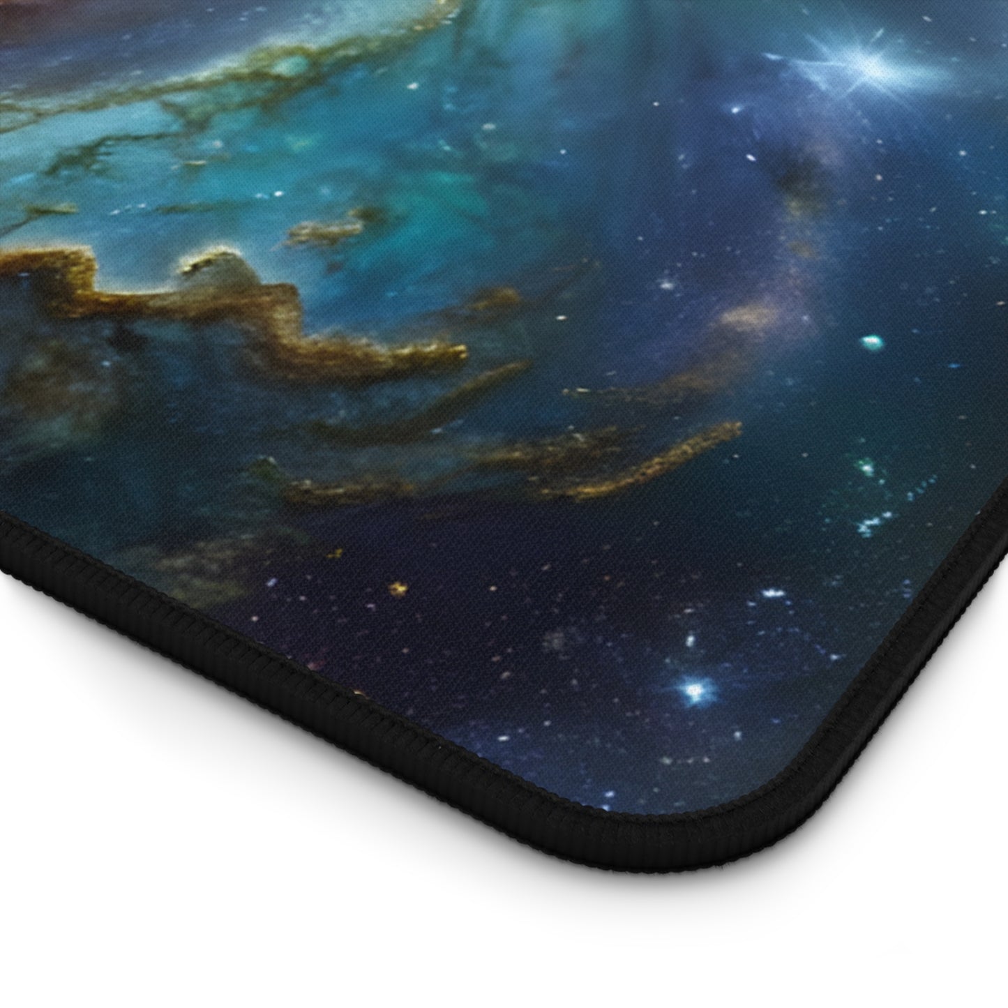 Galaxy Desk Mat | Large Starry Space Desk Pad | Cosmic Gaming Mouse Pad | Nebula Office Mat | Cool Astronomical Desk Accessory