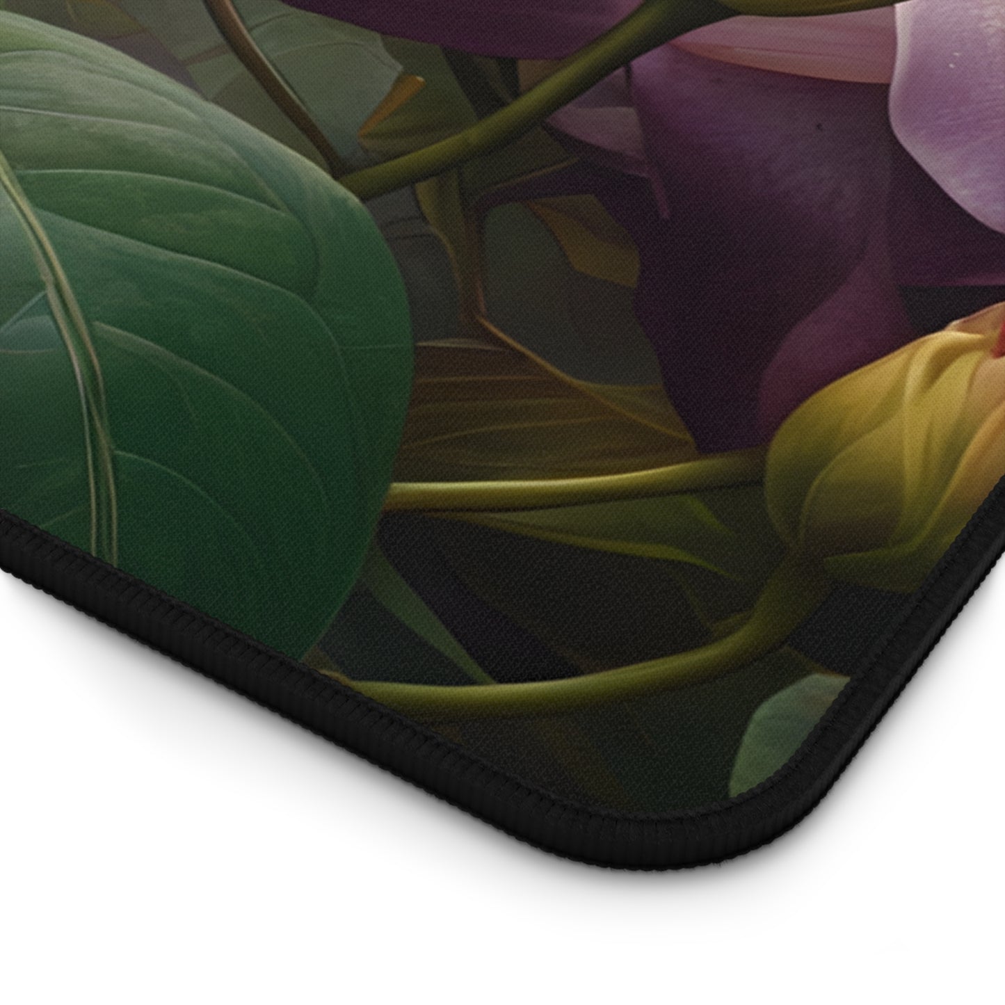 Elegant Floral Tapestry Desk Mat/Vintage Flower Mouse Pad/Botanical Art Mouse Pad/Anti-Slip Mouse Pad/Gaming Mouse Pad