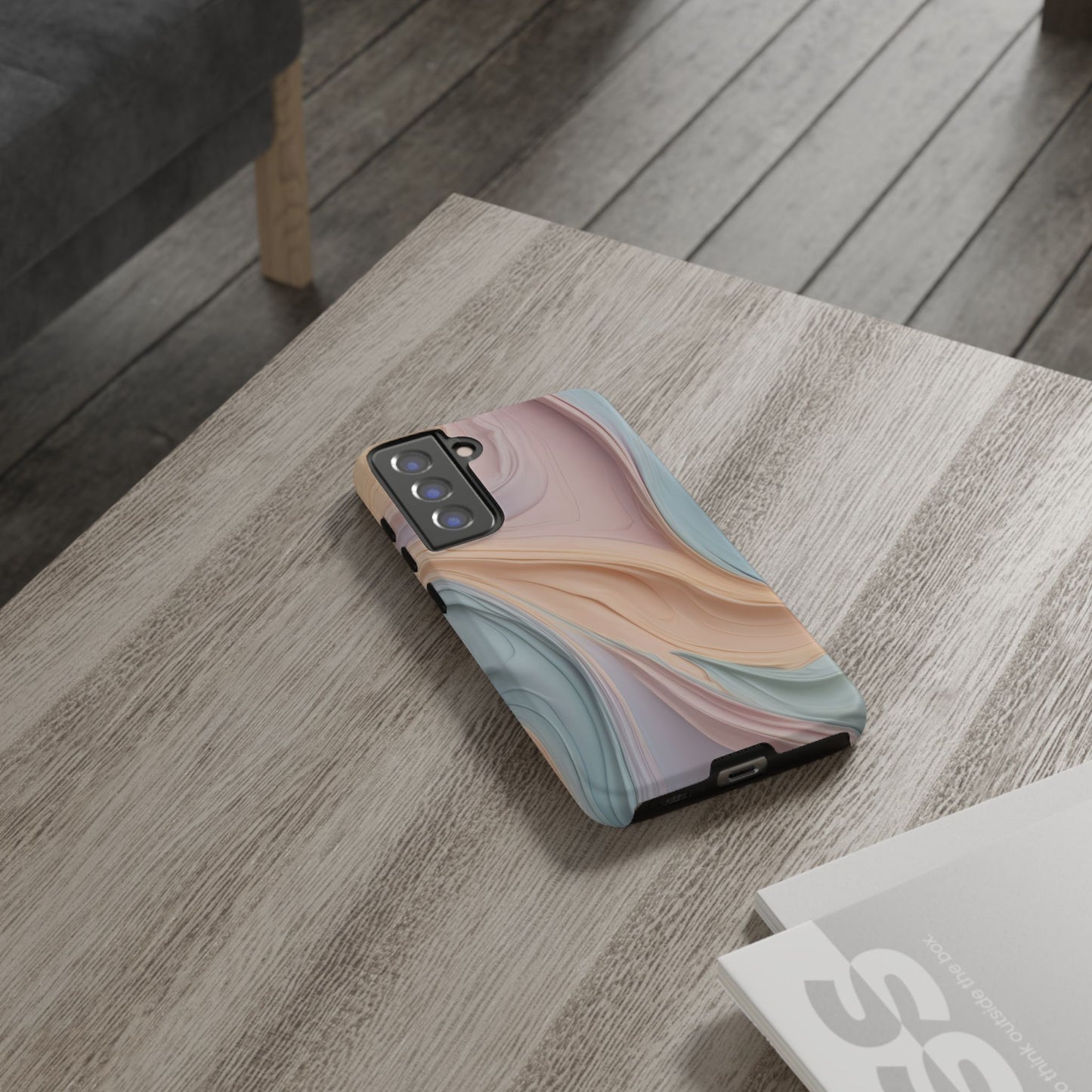 Textured Swirly Whirlwind Phone Case Cover / Gift / Compatible with Samsung / Gift for Her, Birthday Present, Stylish Protection