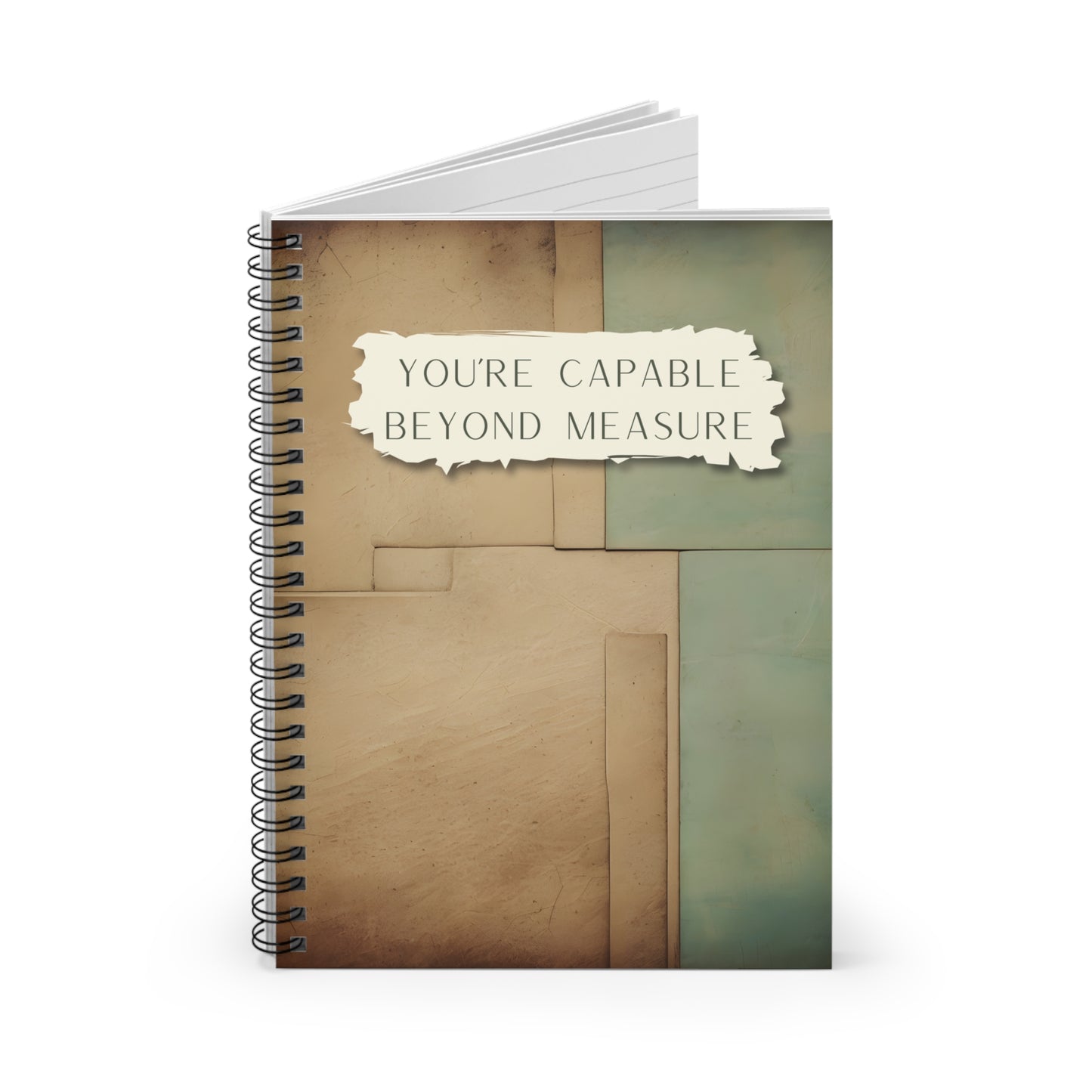 You're Capable Beyond Measure Notebook - Inspirational Journal for Women/Men, Motivational Notebook for Goal Setting, Self-Reflection/Gift
