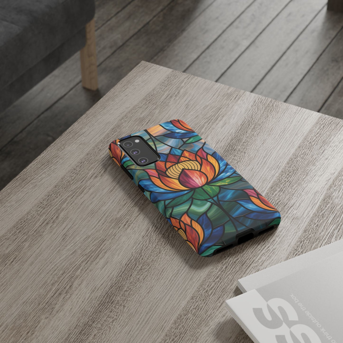 Vibrant Lotus Tough Phone Case Cover-Colorful Floral Design, Gift for Flower Lovers, Stylish Tech Accessories, Samsung compatible