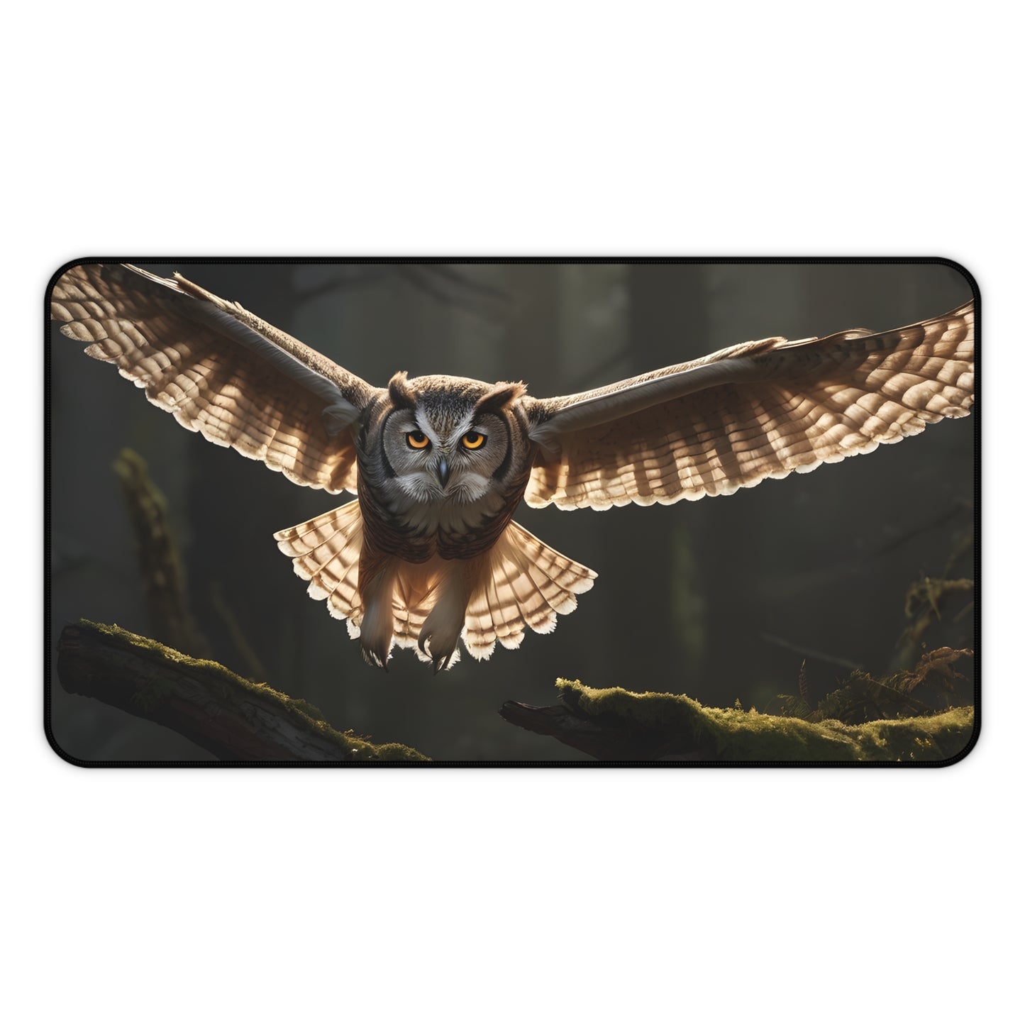 Wise Owl Desk Mat/Owl Mouse Pad/Forest Animal Mouse Pad/Large Desk Mat/Anti-Slip Mouse Pad/Durable Mouse Pad/Gaming Mouse Pad