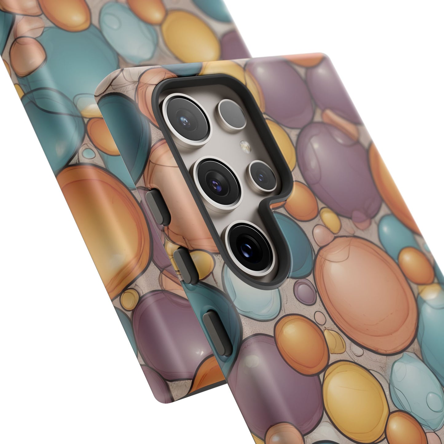 Playful Bubble Art Phone Case / Gift Phone Cover / Compatible with Samsung / Gift for Her, Bubble Art, Birthday Present, Stylish Protection