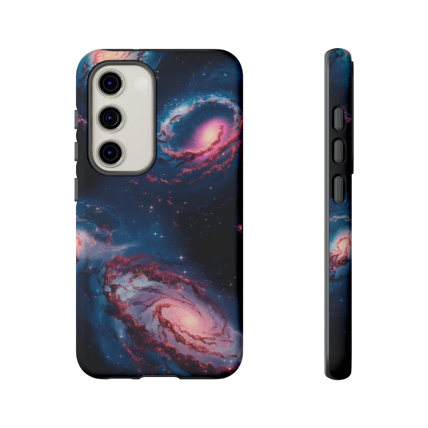 Swirling Galaxies Glossy / Matte Phone Case / Compatible with Samsung / Gift / Birthday Present, Stylish Protection