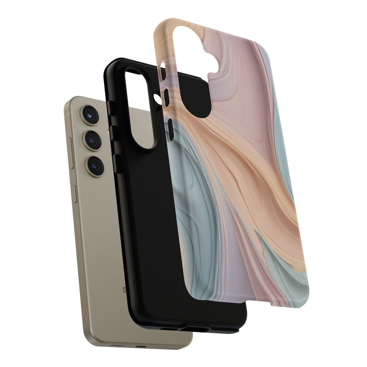 Textured Swirly Whirlwind Phone Case Cover / Gift / Compatible with Samsung / Gift for Her, Birthday Present, Stylish Protection