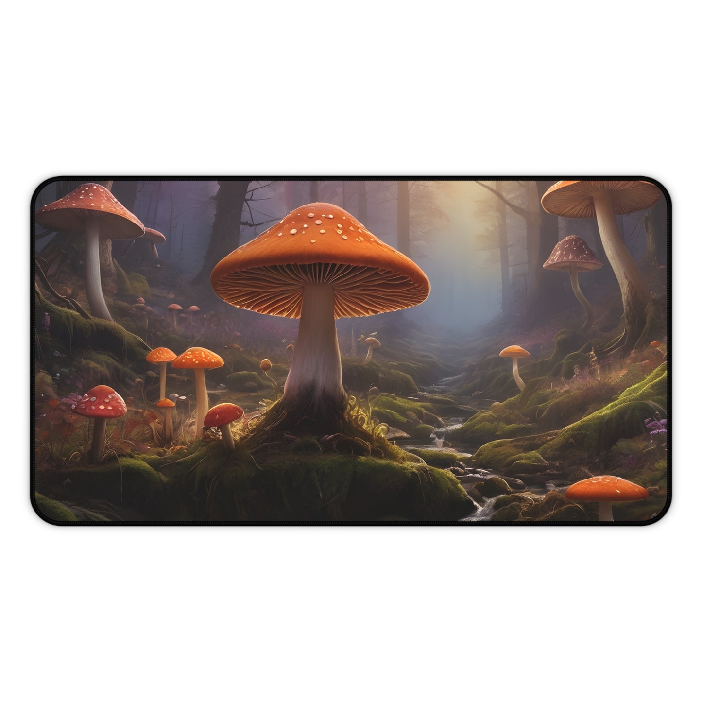 Enchanting Mushroom Forest Desk Mat/Fantasy Forest Mouse Pad/Magical Forest Mouse Pad/Anti-Slip Mouse Pad/Gaming Mouse Pad