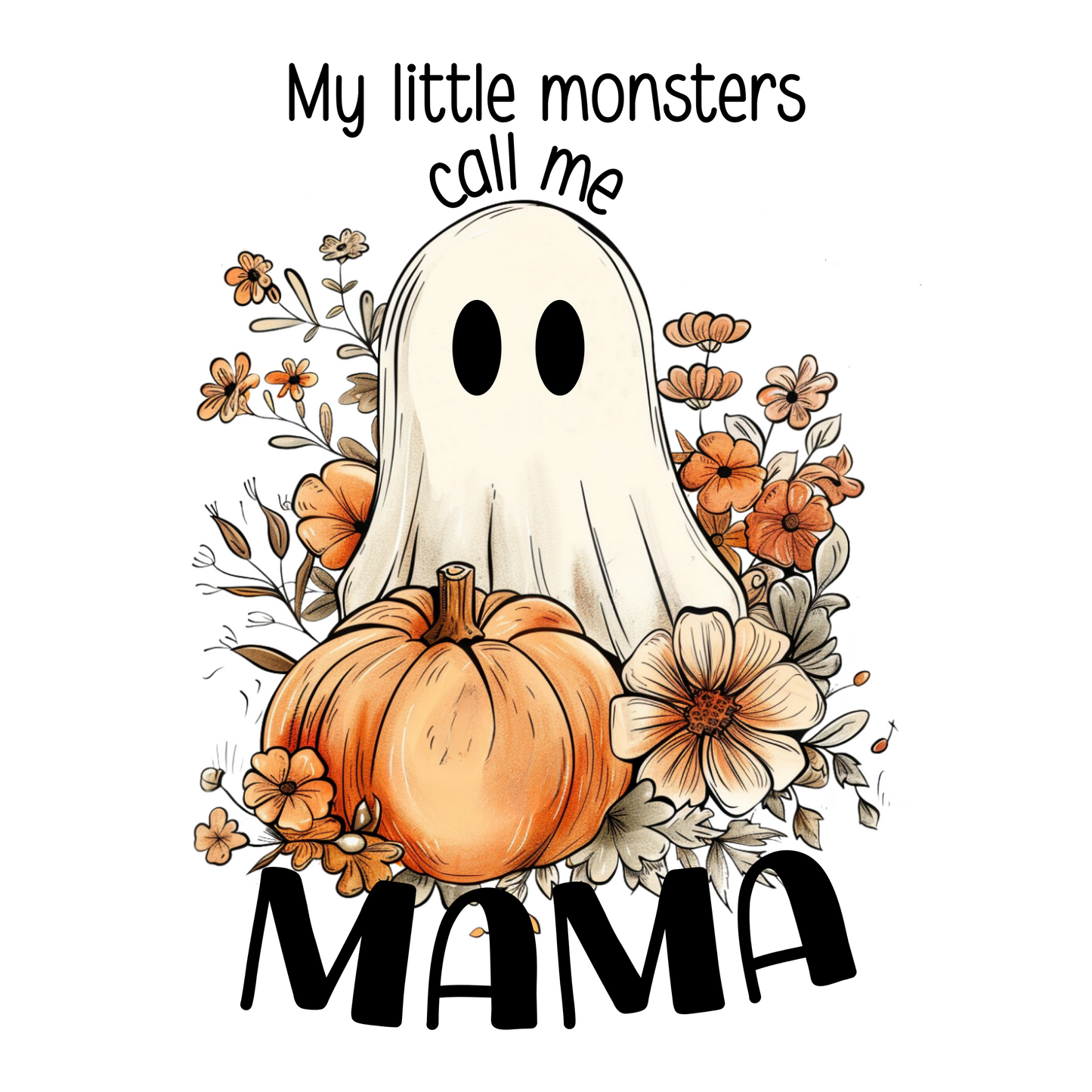 My Little Monsters Call Me Mama Halloween Coffee Mug - Perfect for Coffee Lovers, Halloween Gifts, Quirky Kitchen Decor, Holiday Present