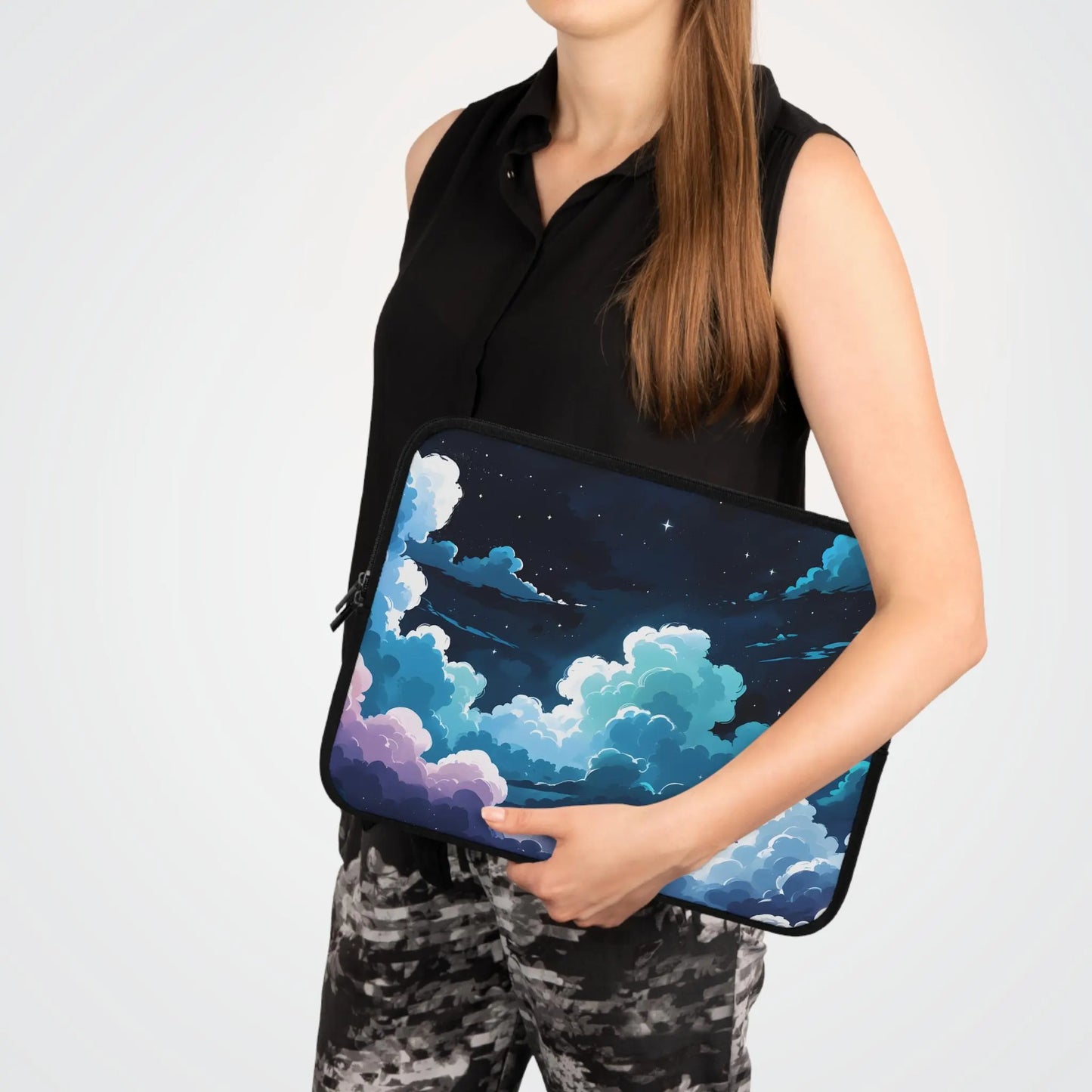 Starry Night Laptop Tablet Sleeve - Cosmic Sky Inspired Protective Case for Laptops & Tablets, Stylish Tech Accessory, Cover, Back to School