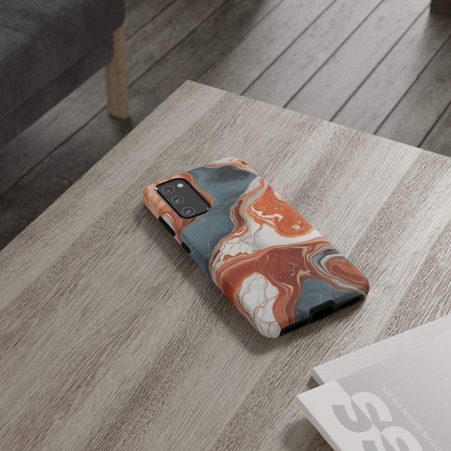 Swirling Liquid Marble Phone Case Cover / Compatible with Samsung / Gift / Birthday Present, Stylish Protection