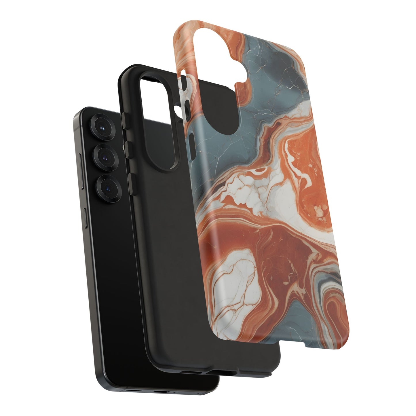 Swirling Liquid Marble Phone Case Cover / Compatible with Samsung / Gift / Birthday Present, Stylish Protection