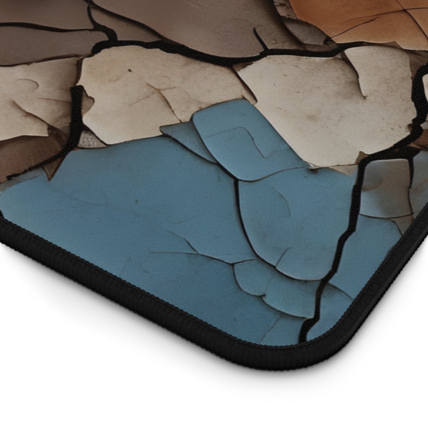 Cracked Paint Desk Mat/Abstract Art Mouse Pad/Industrial Design/Anti-Slip Mouse Pad/Durable Mouse Pad/Gaming Mouse Pad