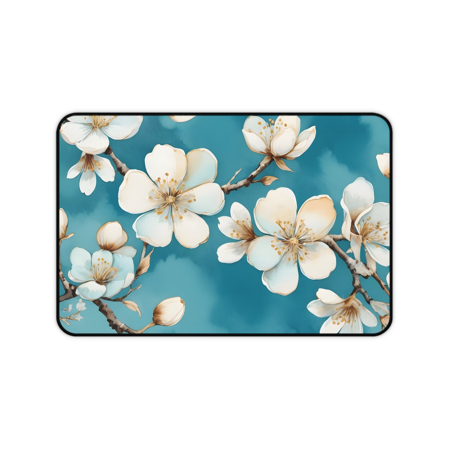 Blooming Serenity Desk Mat/Floral Mouse Pad/Flower Mouse Pad/Anti-Slip Mouse Pad/Durable Mouse Pad/Gaming Mouse Pad