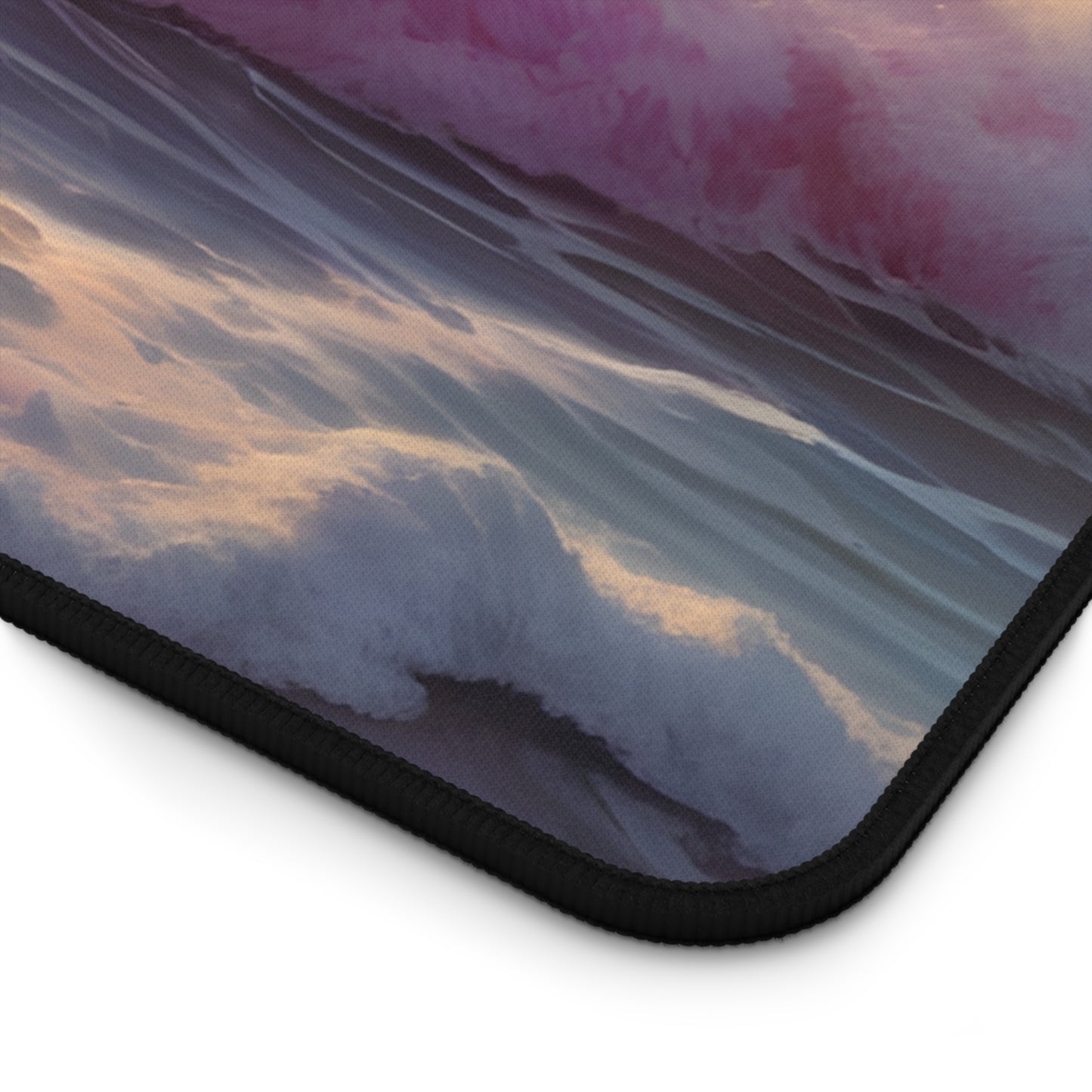 Serene Sunset Waves Desk Mat/Ocean Wave Mouse Pad/Beach Mouse Pad/Anti-Slip Mouse Pad/Durable Mouse Pad/Gaming Mouse Pad