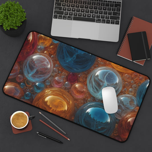 Orbs of Color Desk Mat/Abstract Art Mouse Pad/Modern Art Mouse Pad/Anti-Slip Mouse Pad/Durable Mouse Pad/Gaming Mouse Pad