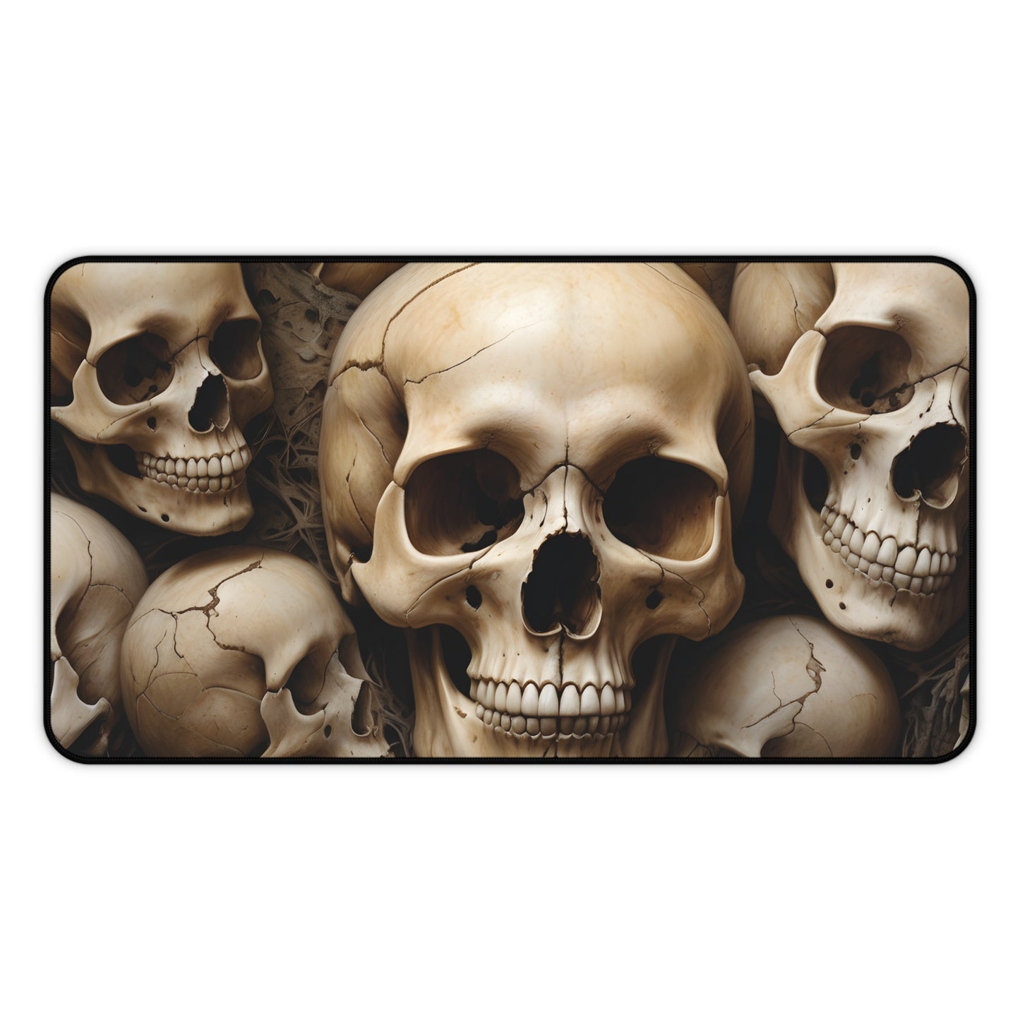 Skull Themed Desk Mat for Gamers and Creatives Durable, Anti-Slip Gaming Mat/Perfect for Desktop and Laptop Setups