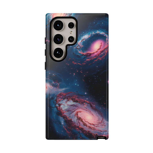 Swirling Galaxies Glossy / Matte Phone Case / Compatible with Samsung / Gift / Birthday Present, Stylish Protection