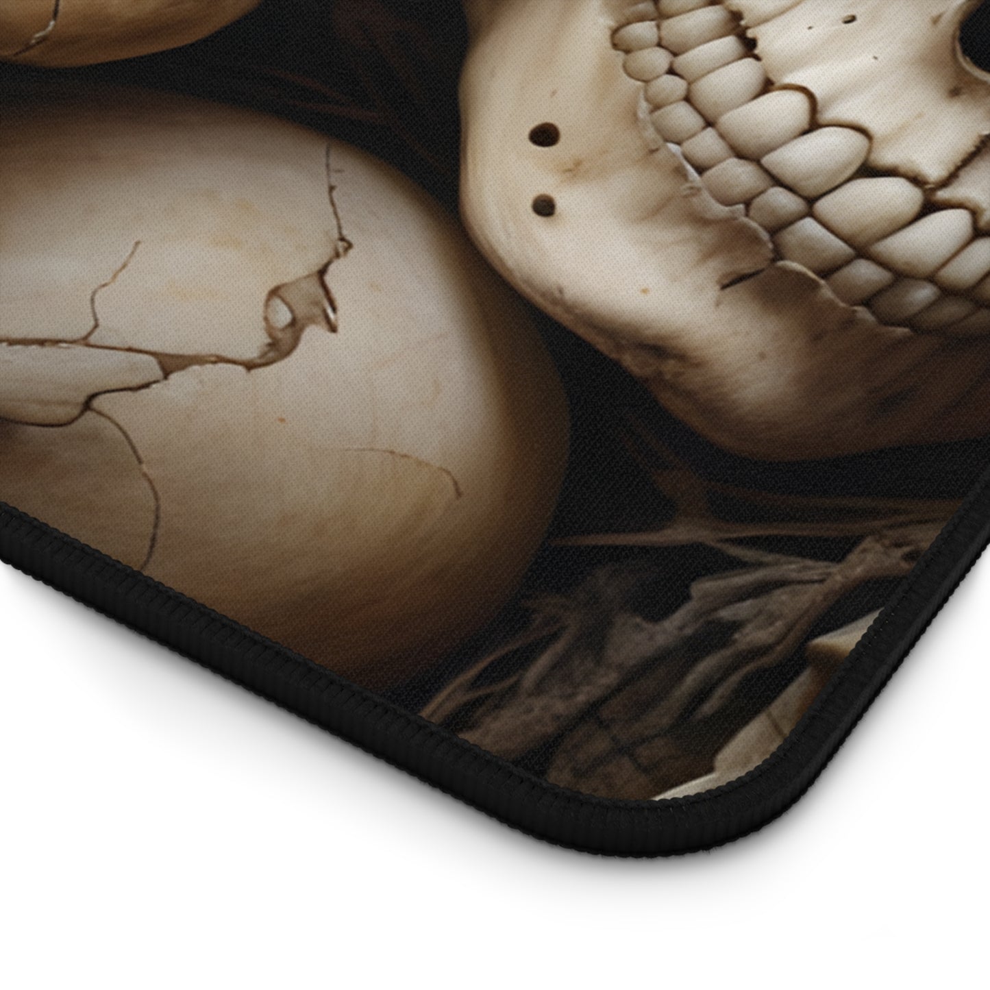 Skull Themed Desk Mat for Gamers and Creatives Durable, Anti-Slip Gaming Mat/Perfect for Desktop and Laptop Setups