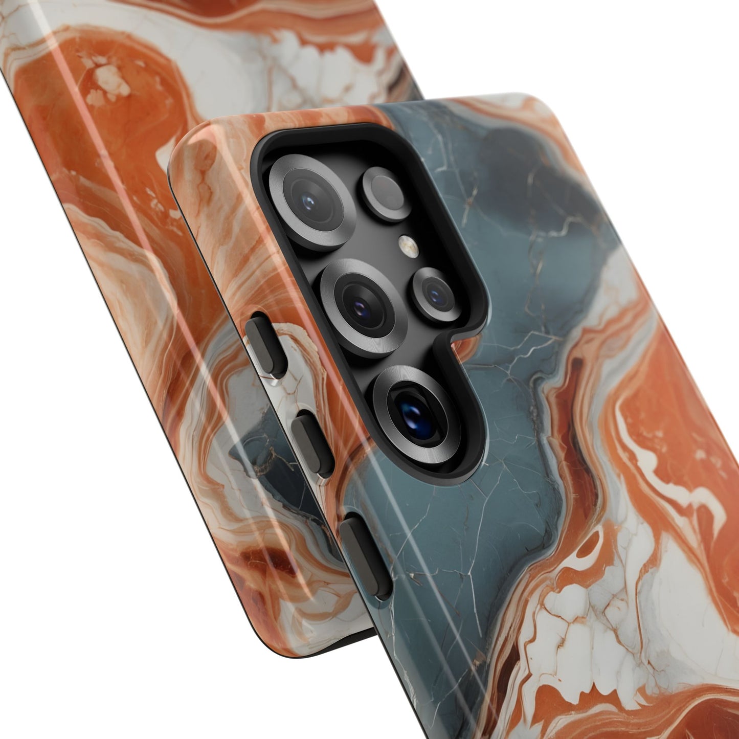 Swirling Liquid Marble Phone Case Cover / Compatible with Samsung / Gift / Birthday Present, Stylish Protection