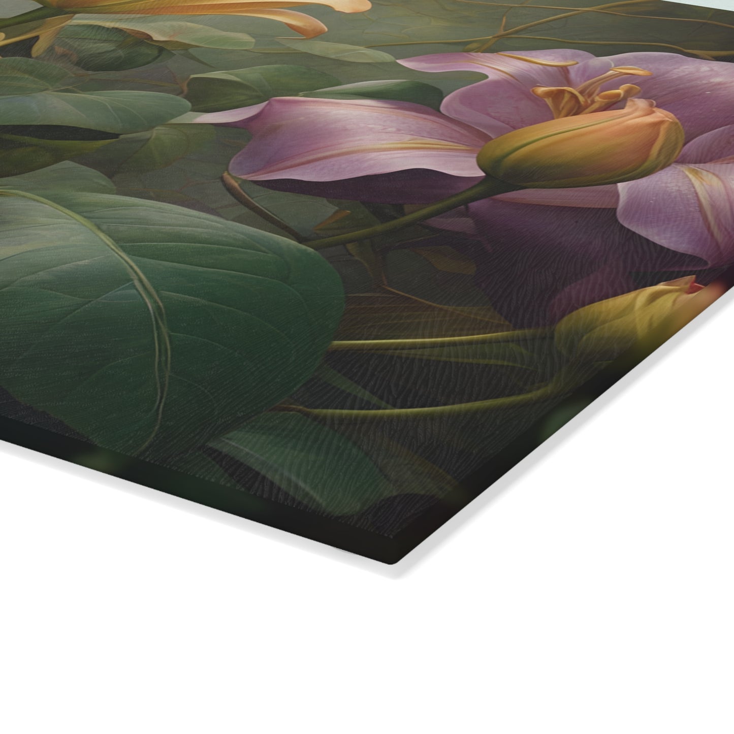 Vibrant Floral Kitchen Cutting Board/Modern Kitchen Chopping Board/Decorative & Durable Food Prep Surface for Home Chefs/Charcuterie Board
