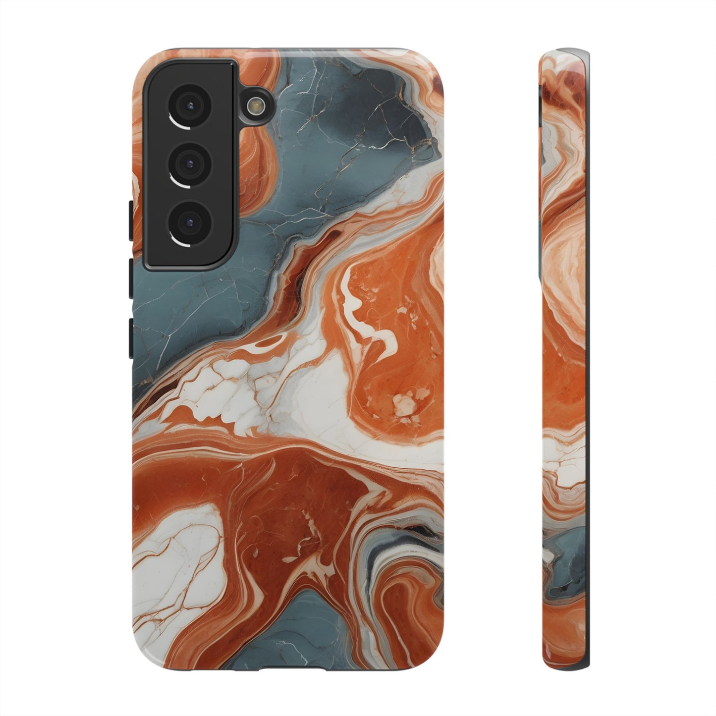 Swirling Liquid Marble Phone Case Cover / Compatible with Samsung / Gift / Birthday Present, Stylish Protection