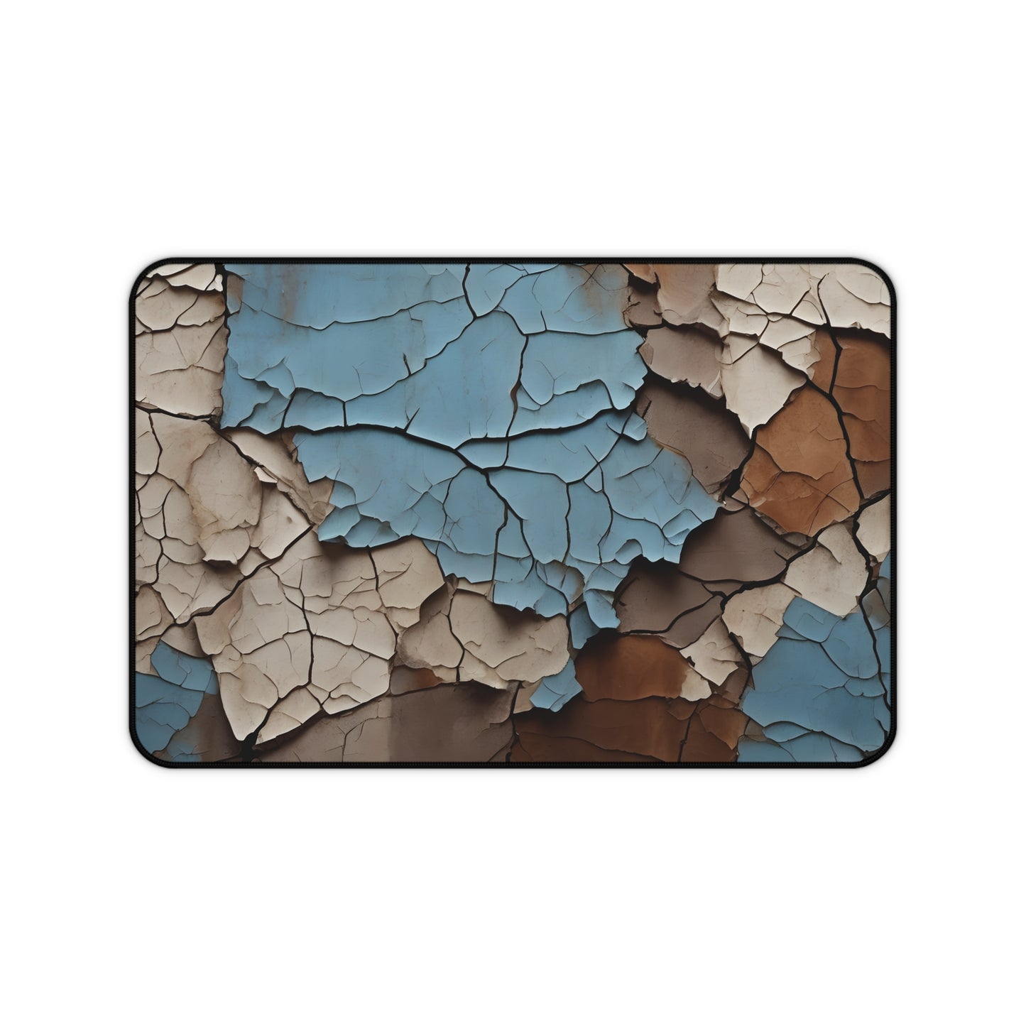 Cracked Paint Desk Mat/Abstract Art Mouse Pad/Industrial Design/Anti-Slip Mouse Pad/Durable Mouse Pad/Gaming Mouse Pad