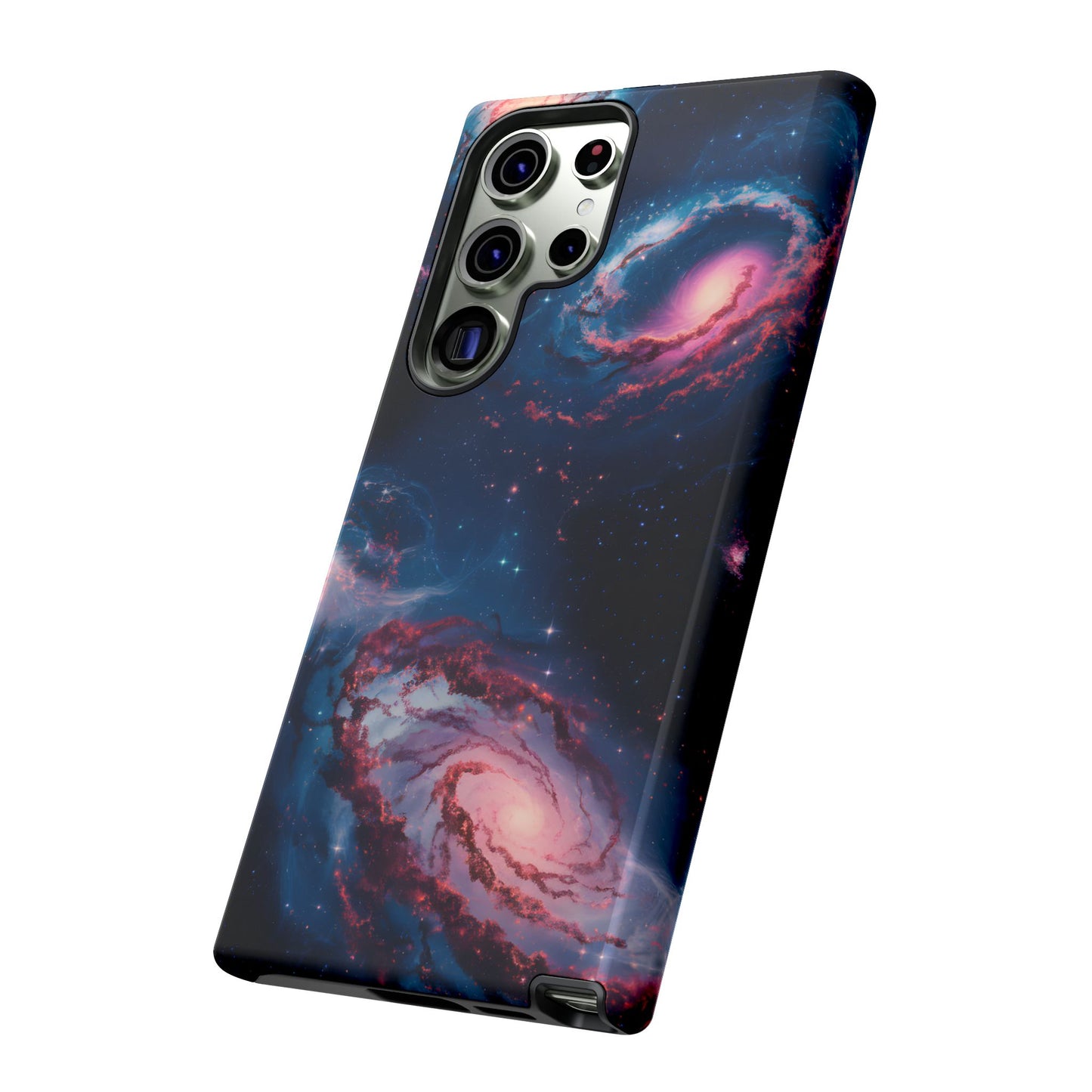 Swirling Galaxies Glossy / Matte Phone Case / Compatible with Samsung / Gift / Birthday Present, Stylish Protection
