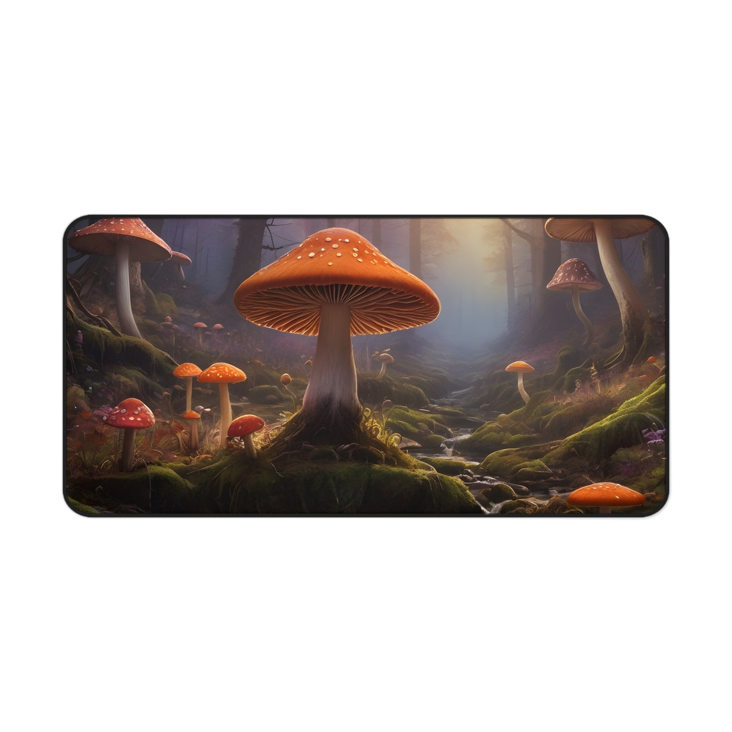 Enchanting Mushroom Forest Desk Mat/Fantasy Forest Mouse Pad/Magical Forest Mouse Pad/Anti-Slip Mouse Pad/Gaming Mouse Pad