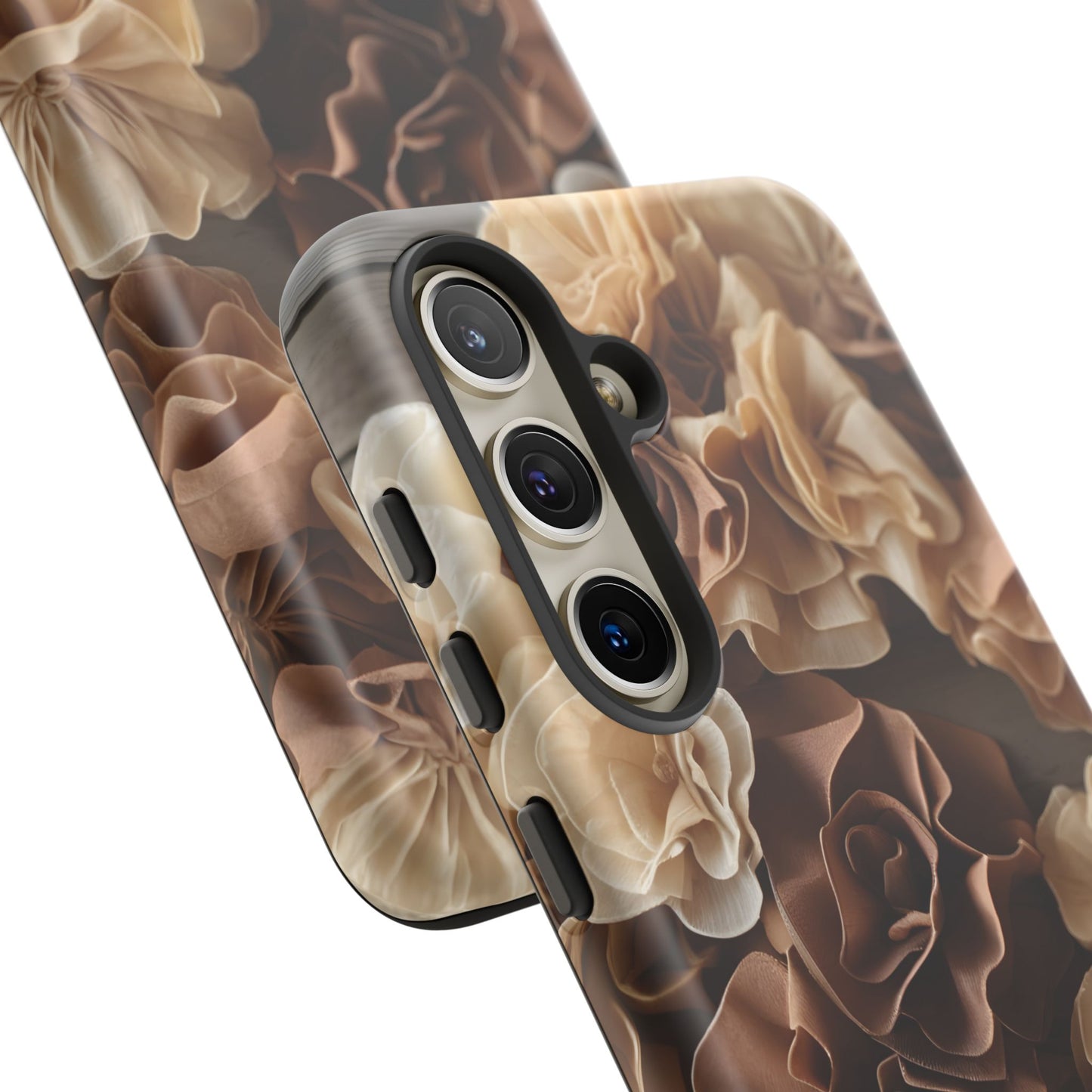 Delicate Fabric Flower Phone Case Cover/Compatible with Samsung/Gift/Gift for Her, Stylish Protection