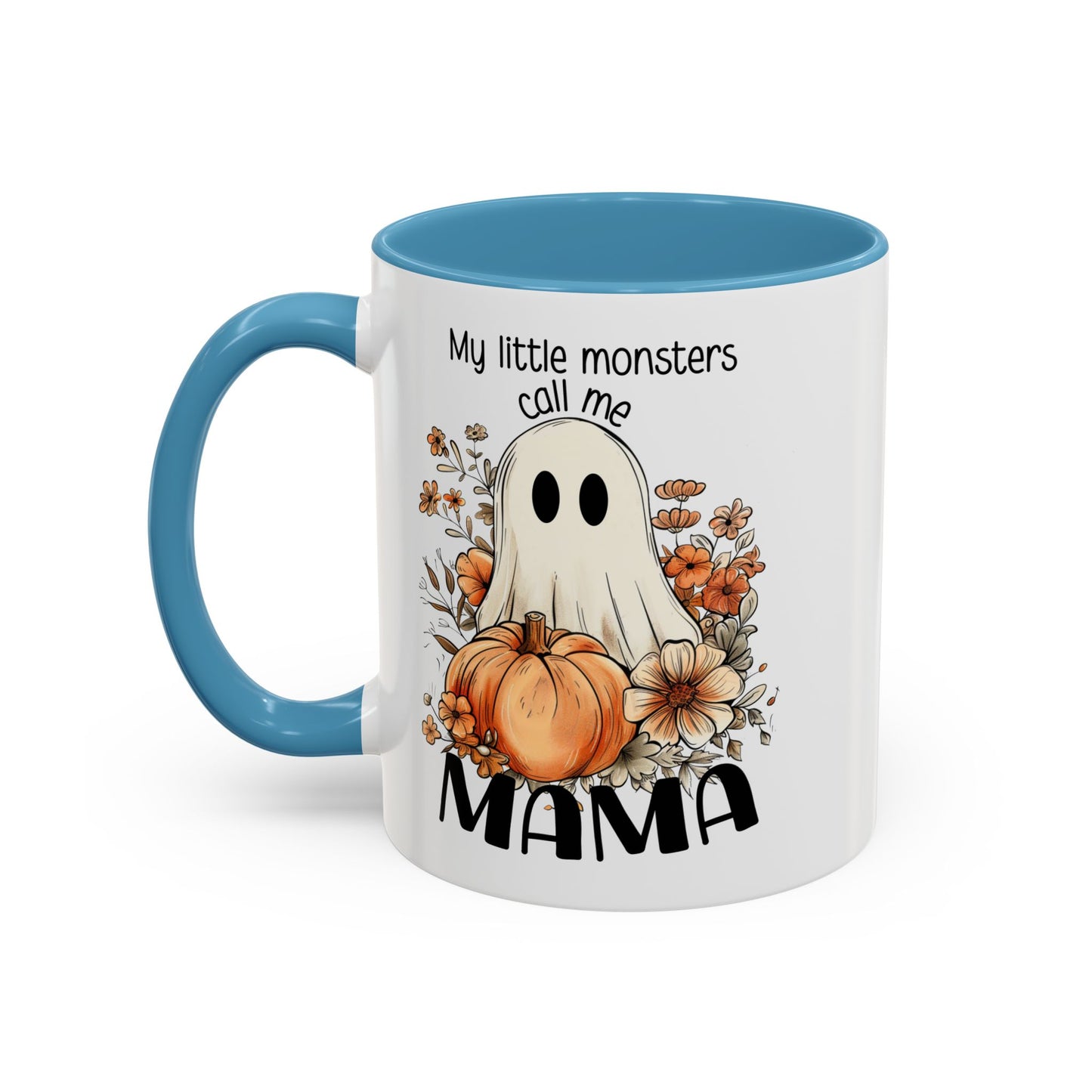 My Little Monsters Call Me Mama Halloween Coffee Mug - Perfect for Coffee Lovers, Halloween Gifts, Quirky Kitchen Decor, Holiday Present