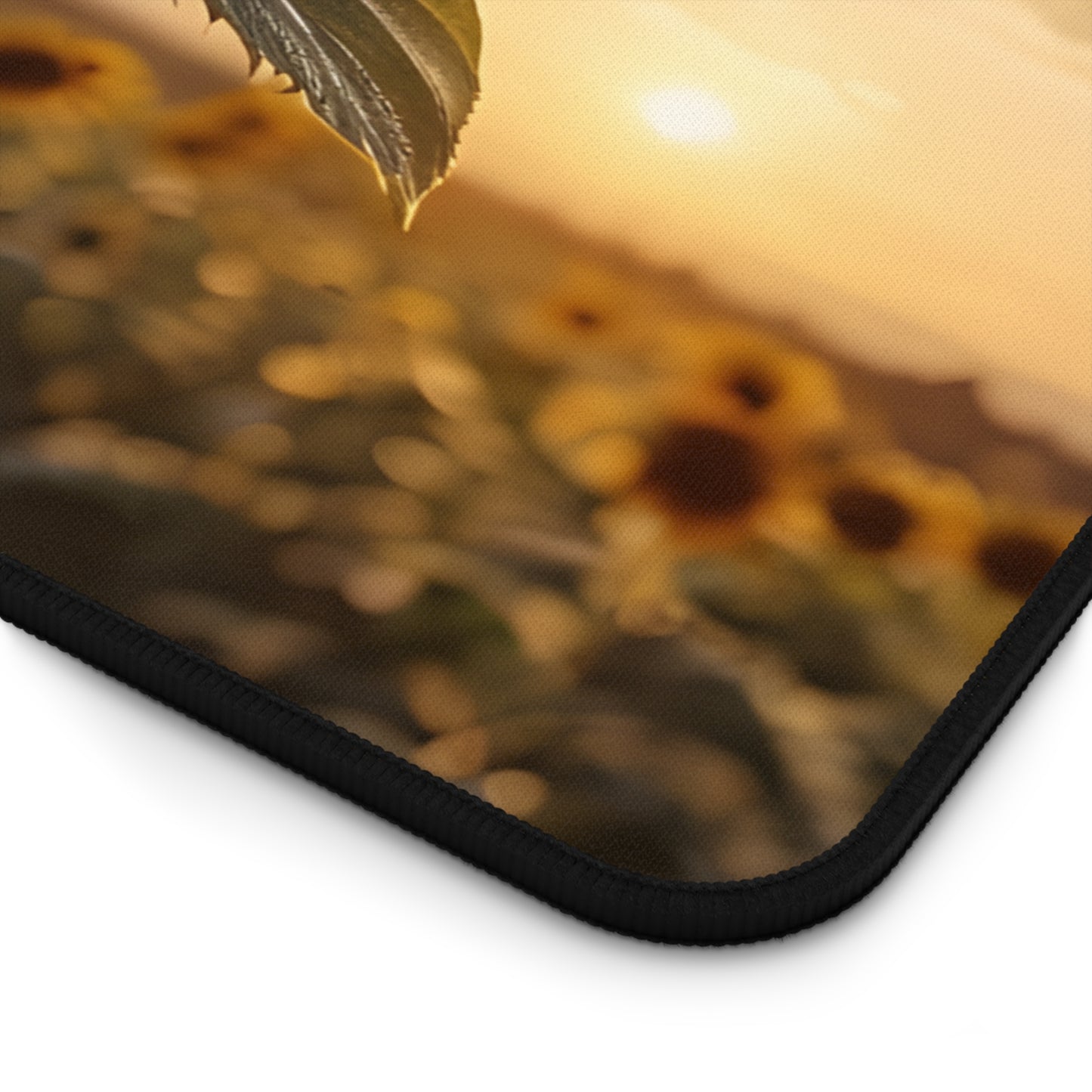 Sunlit Sunflower Field Desk Mat/Sunflower Mouse Pad/Floral Mouse Pad/Anti-Slip Mouse Pad/Durable Mouse Pad/Gaming Mouse Pad