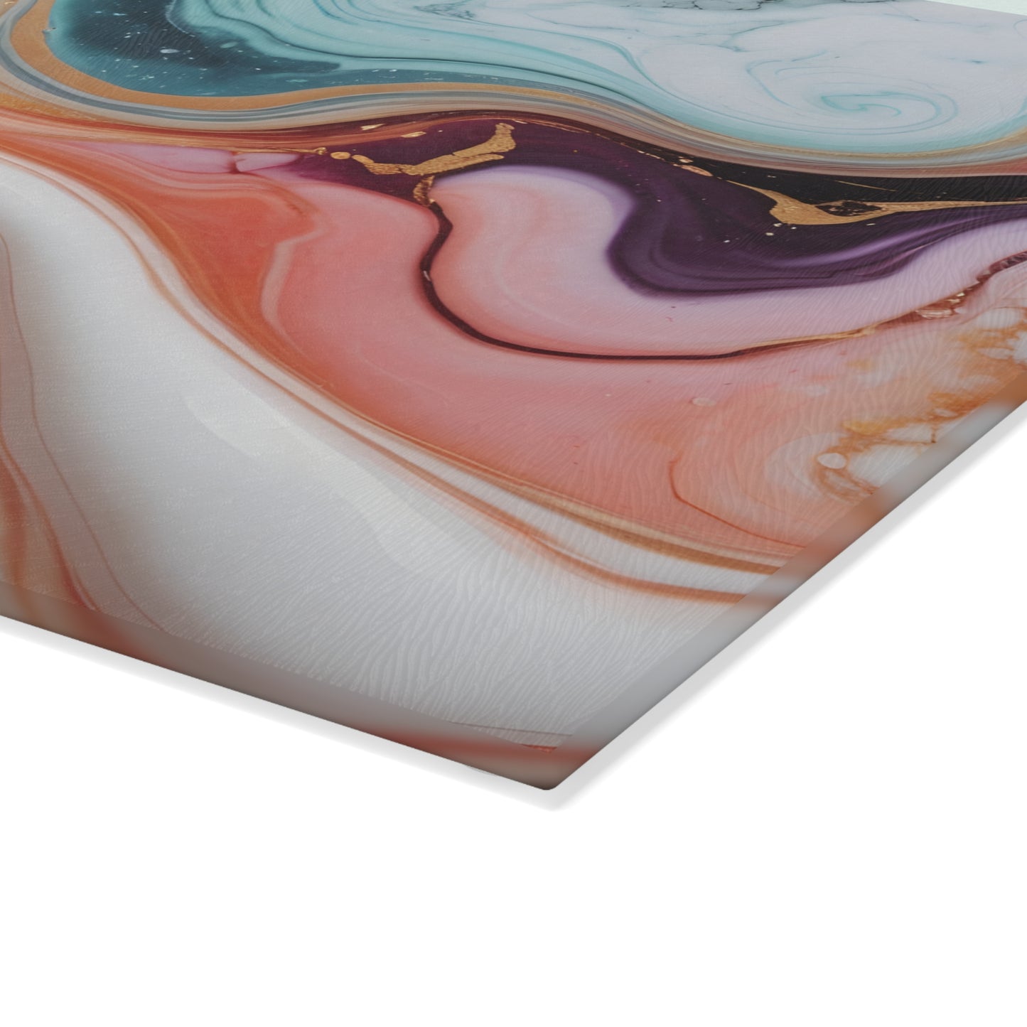 Swirling Colors Cutting Board/Abstract Art/Modern Art Cutting Board/Large Cutting Board/Non-Slip Cutting Board/Durable Cutting Board