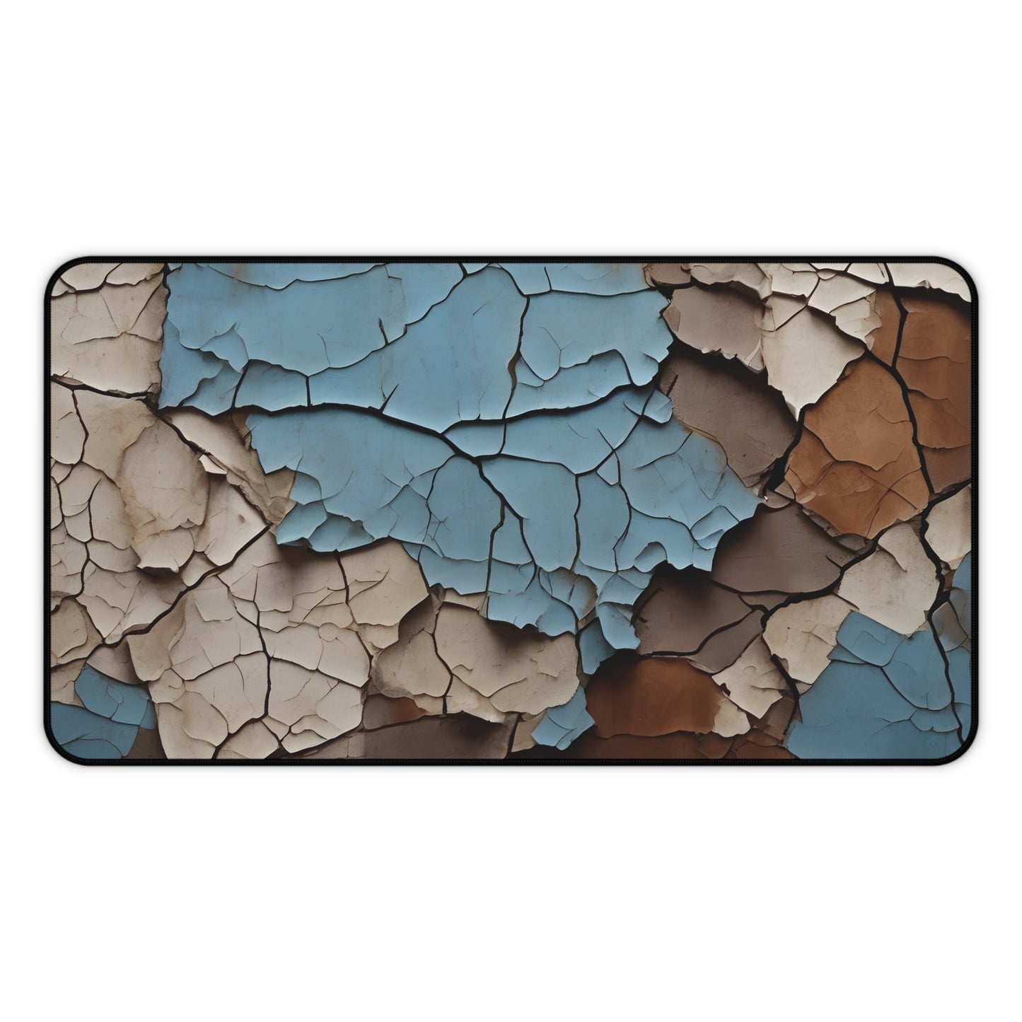 Cracked Paint Desk Mat/Abstract Art Mouse Pad/Industrial Design/Anti-Slip Mouse Pad/Durable Mouse Pad/Gaming Mouse Pad