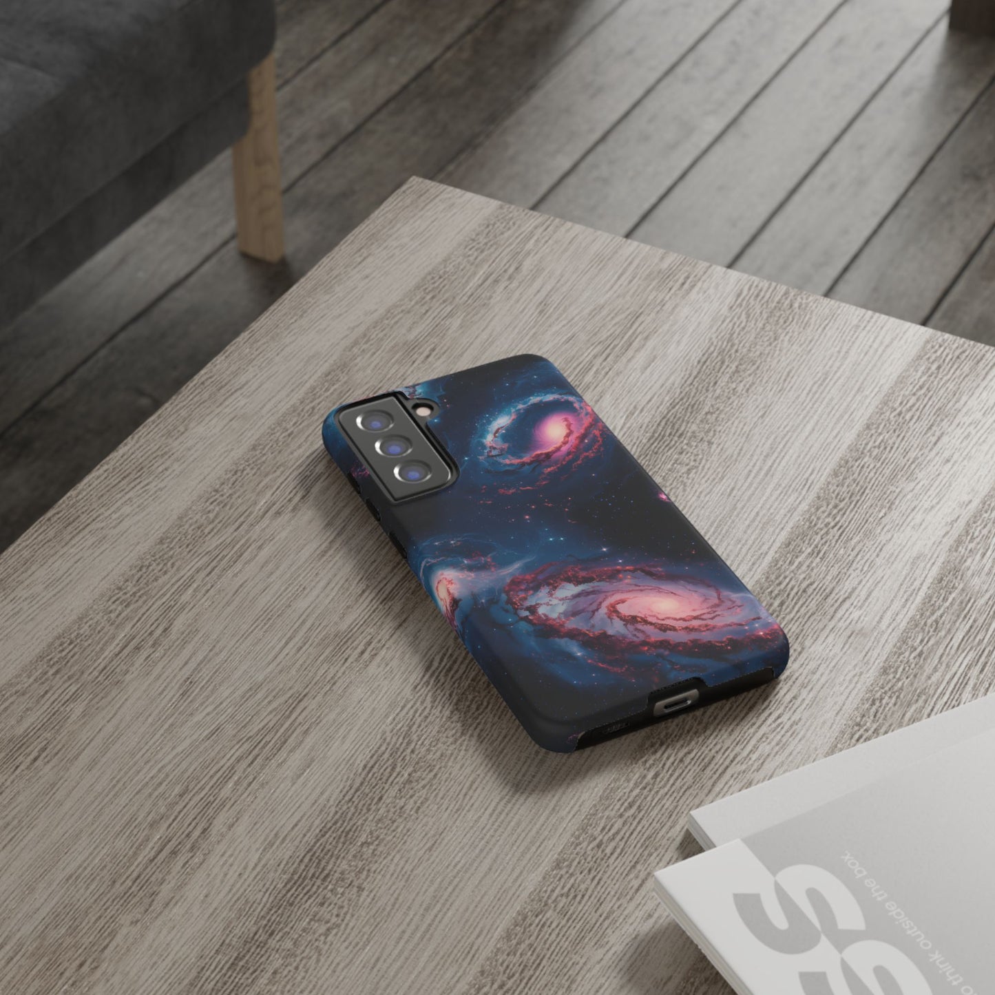 Swirling Galaxies Glossy / Matte Phone Case / Compatible with Samsung / Gift / Birthday Present, Stylish Protection