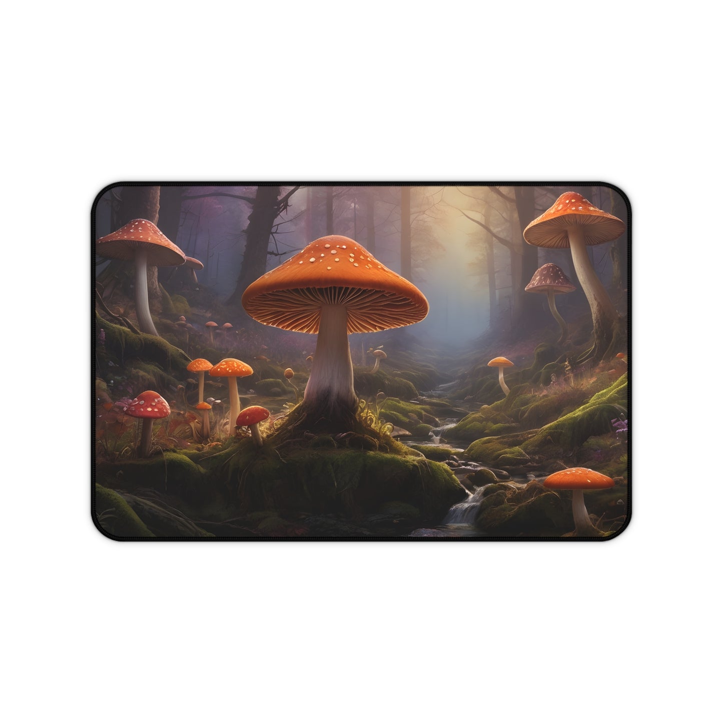 Enchanting Mushroom Forest Desk Mat/Fantasy Forest Mouse Pad/Magical Forest Mouse Pad/Anti-Slip Mouse Pad/Gaming Mouse Pad