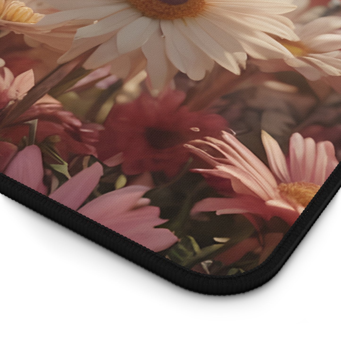 Blooming Daisy Desk Mat/Floral Mouse Pad/Flower Mouse Pad/Anti-Slip Mouse Pad/Durable Mouse Pad/Gaming Mouse Pad