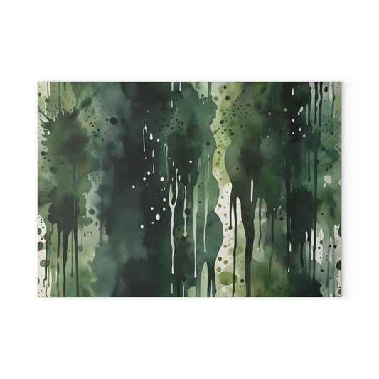 Abstract Watercolor Cutting Board/Modern Kitchen Cutting Board/Artistic Cutting Board/Large Cutting Board/Non-Slip Cutting Board
