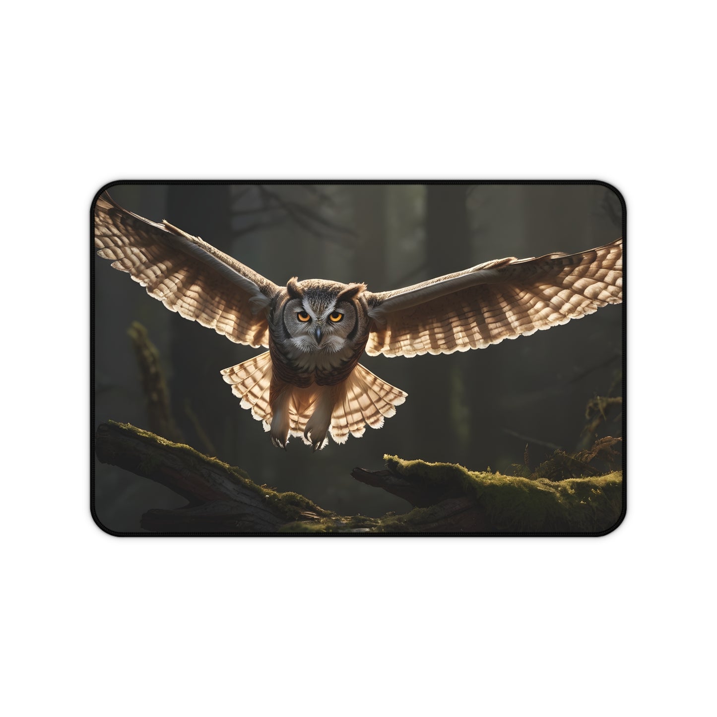 Wise Owl Desk Mat/Owl Mouse Pad/Forest Animal Mouse Pad/Large Desk Mat/Anti-Slip Mouse Pad/Durable Mouse Pad/Gaming Mouse Pad