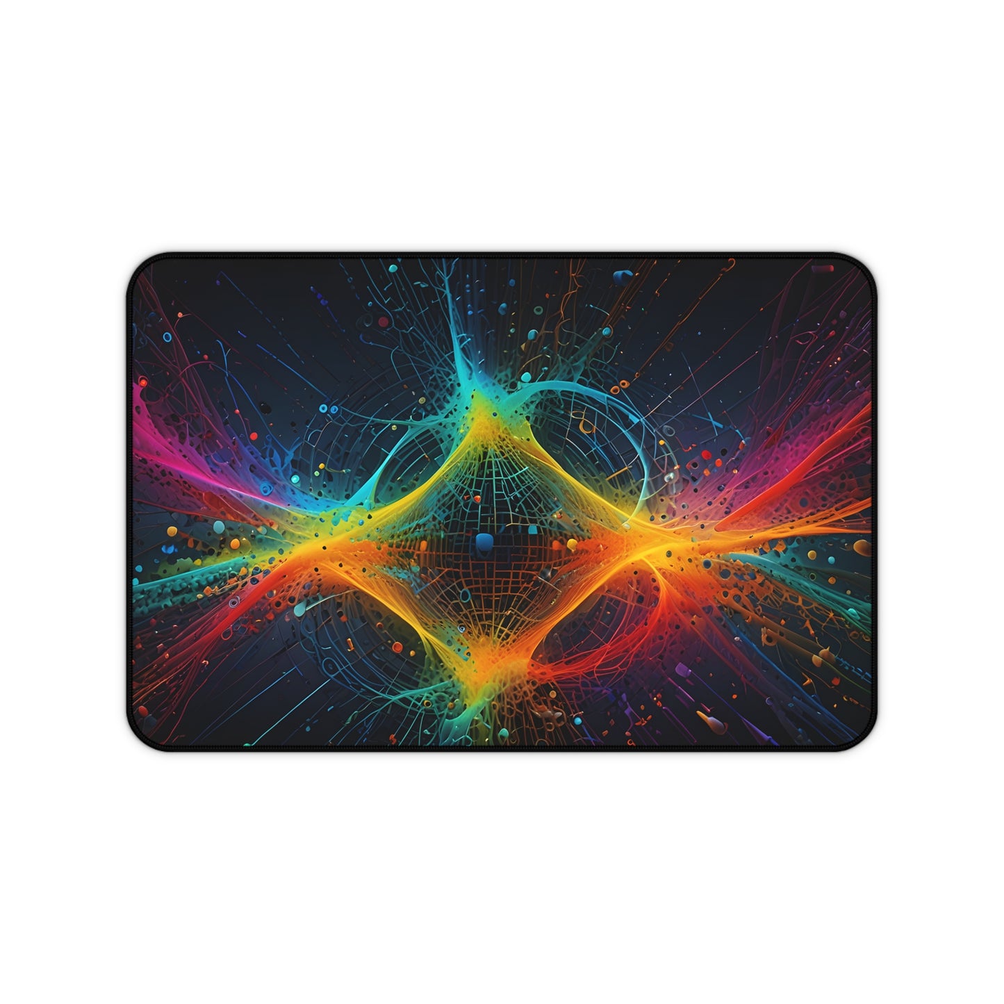Cosmic Explosion Desk Mat/Abstract Art Mouse Pad/Psychedelic Art Mouse Pad/Anti-Slip Mouse Pad/Durable/Gaming Mouse Pad