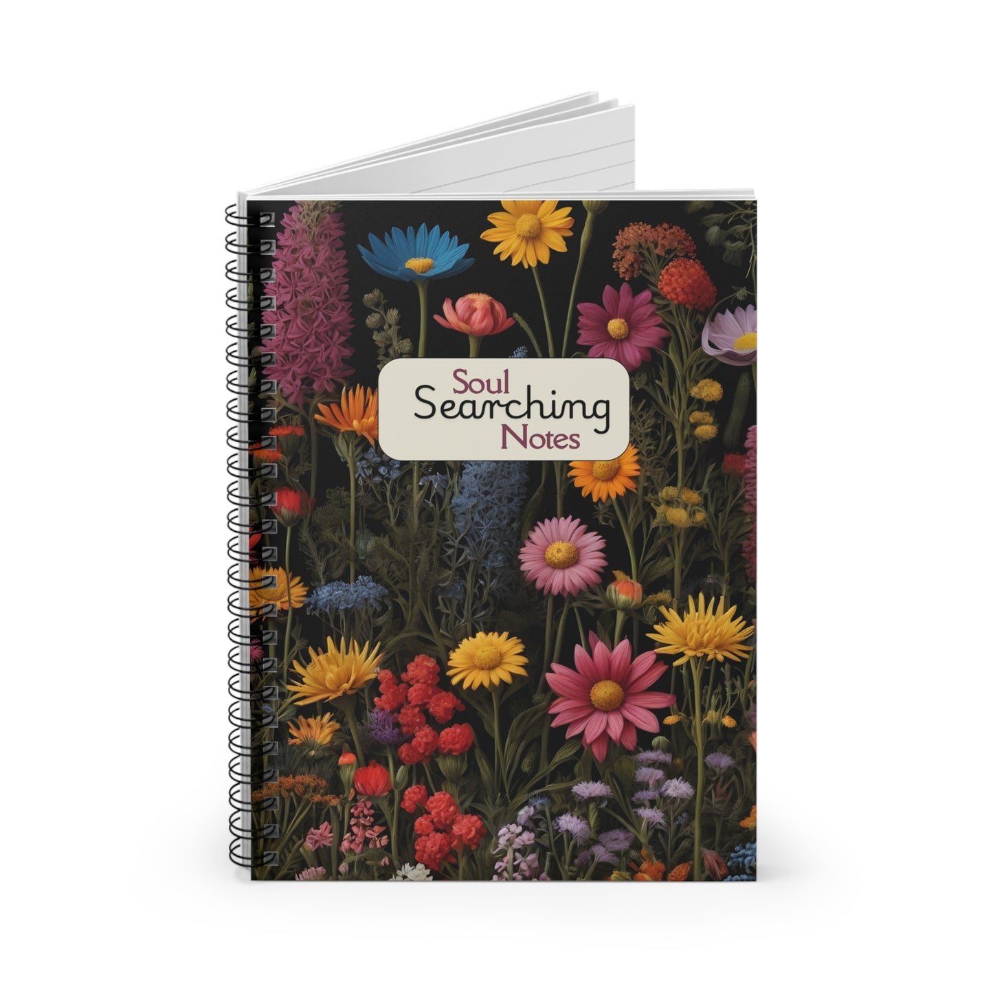 Soul Searching Notes/Spiral Notebook/Ruled Line Pages/Gift/Present